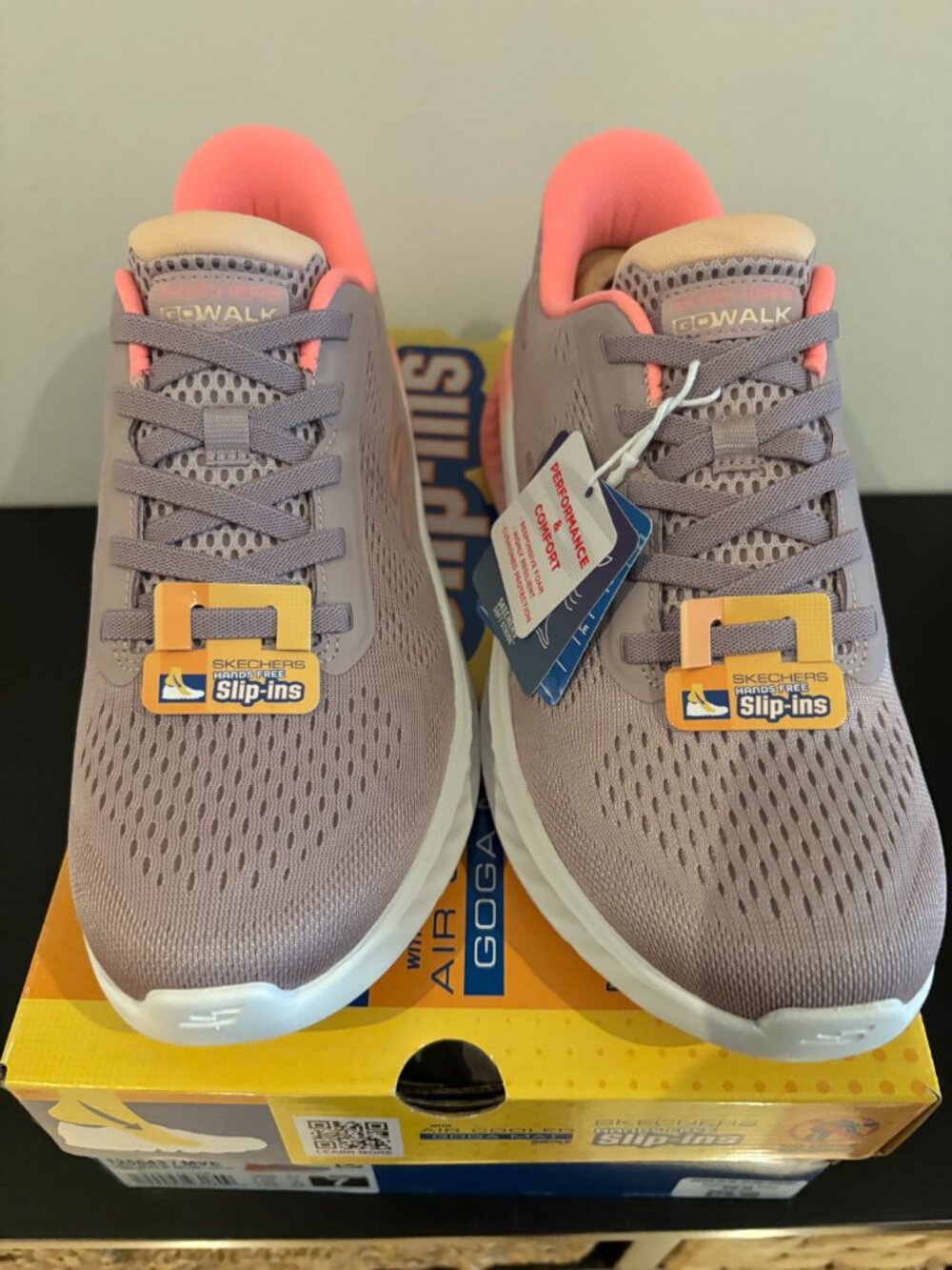 Skechers Go Walk Now Khloe Mauve/Coral Size 7 Medium NWT - Picture 3 of 7